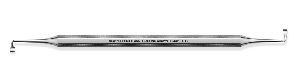Premier Dental 1003576 Double End Flashing Crown Remover With Octagonal Handle Premier Dental 1003576 Double End Flashing Crown Remover With Octagonal Handle